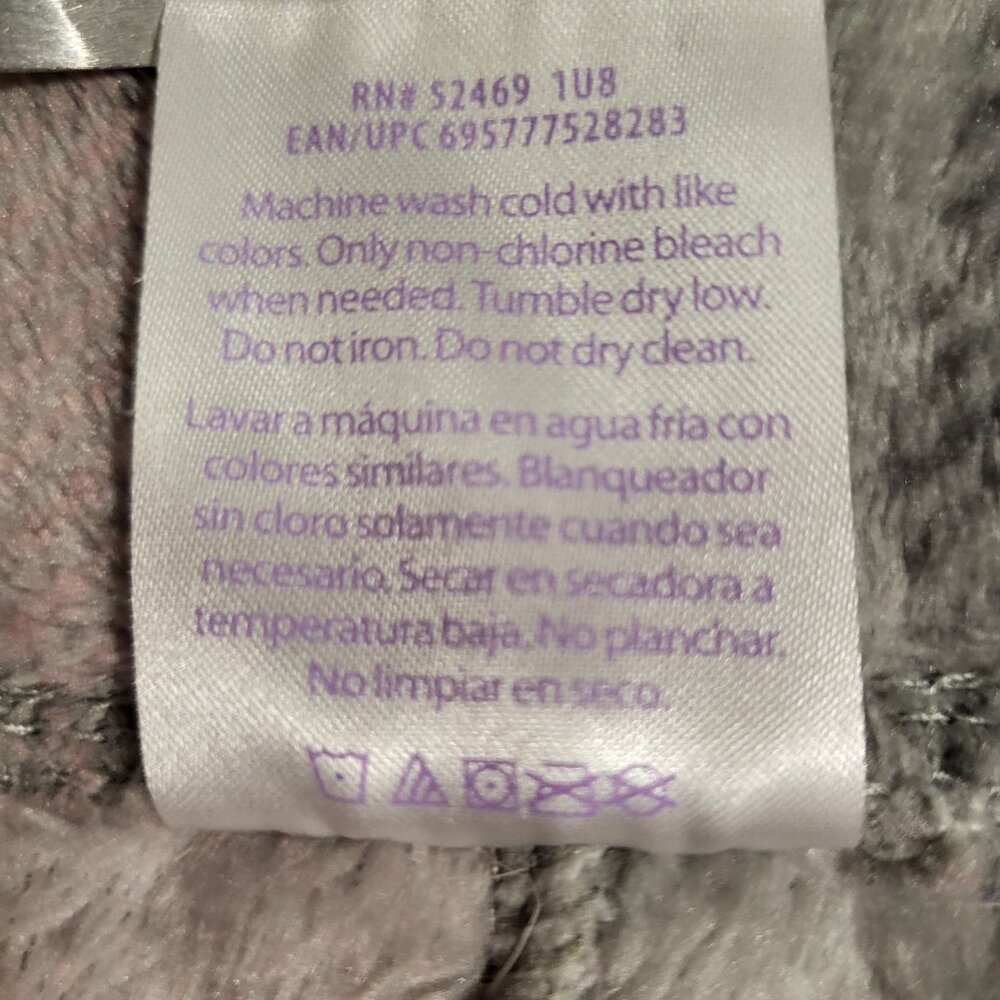 Secret Treasure Woman's Pajama Pant Size XL 16/18 Gray/Pink/White Plaid - Picture 7 of 7